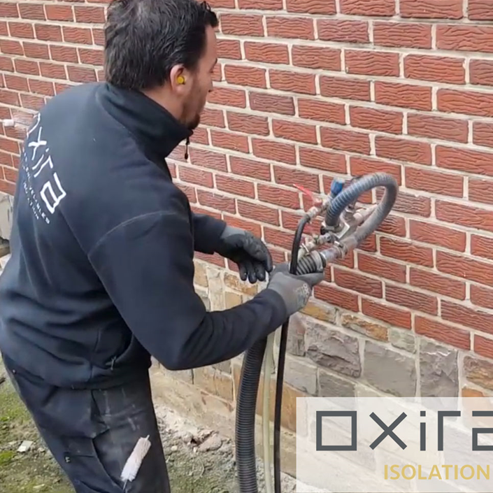 Oxira Isolation de mur creux